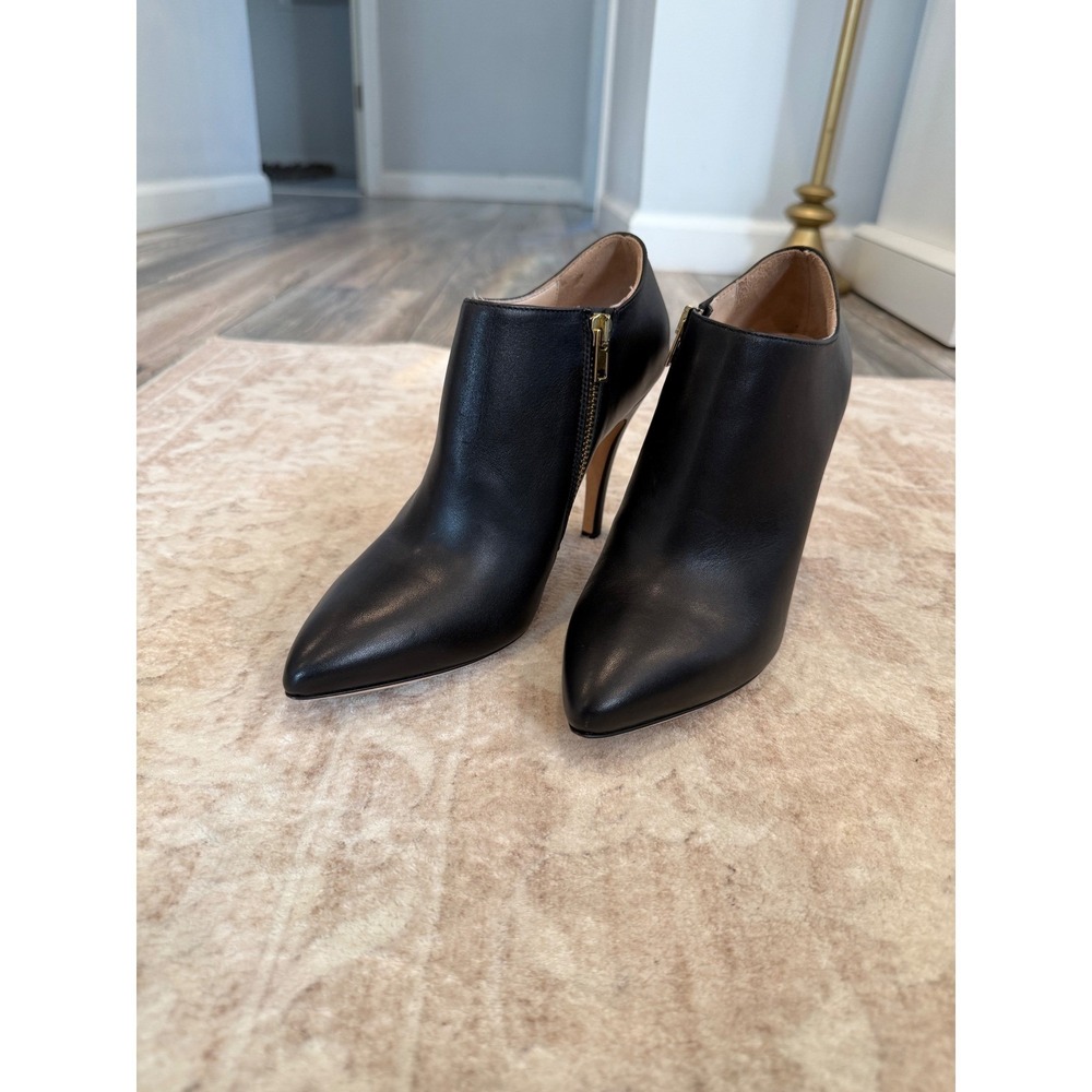 Butter‎ London Black Leather Stiletto Booties NIB - Picture 2 of 7